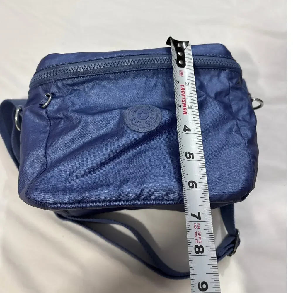 Kipling Blue Graham Insulated Lunch Bag Crossbody Work Travel Essential School